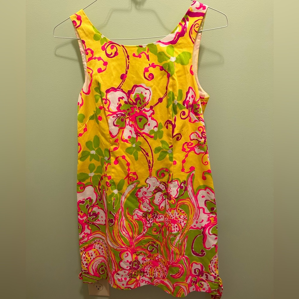Lilly Pulitzer Bright yellow sundress.  Size 4